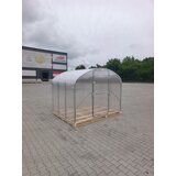  Modularni čelični plastenik Flora,12 mx2.64m, samo okvir, razmak između lukova 0.67m Slike