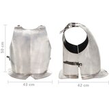  Replika srednjovjekovnog viteškog oklopa LARP srebrna čelična | shoptok.hr