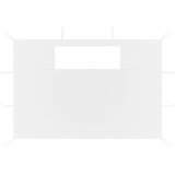  Bočni zidovi za sjenicu s prozorima 2 kom bijeli (315317) | shoptok.hr