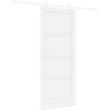  Klizna vrata Bijela 83 x 202 cm Masivna borovina | shoptok.hr