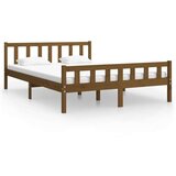  Za krevet od masivnog drva smeđa boja meda 120 x 200 cm | shoptok.hr
