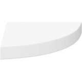  Plutajuće kutne police 4 kom bijele 25 x 25 x 3,8 cm MDF | shoptok.hr