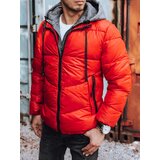 DStreet Kurtka męska pikowana zimowa czerwona | shoptok.hr