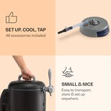 Klarstein Passau naprava za točenje, 6 l univerzalni sodi, črpalka za stisnjen zrak, 3 - 12 °C, 65 W - | Shoptok.si