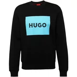 HUGO Red Sweater majica 'Duragol222' svijetloplava / crna