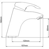 Go On miješalica za umivaonik 21200-CR | shoptok.hr