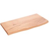 vidaXL Zidna polica svjetlosmeđa 60 x 30 x 2 cm od obrađene hrastovine Cijene