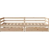 vidaXL Dnevni krevet s ladicama bez madraca 90x200 cm masivno drvo | shoptok.hr