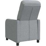  Fotelja s nagibom Svjetlosiva Tkanina | shoptok.hr