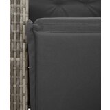  11-dijelni vrtni bistro set od poliratana s jastucima sivi | shoptok.hr