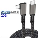  Kabl ugaoni 4k 60Hz 100W kt-usbc070 usb-c 3.2 ( 11-515 ) | ePonuda.com