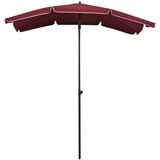  Vrtni suncobran sa stupom 200 x 130 cm bordo | shoptok.hr