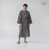 Linen Tales Temno siv kopalni plašč velikosti L/XL Honeycomb – Linen Tales Cene