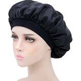 INF spalna kapa s satenasto kapo (ena velikost) black, (21278421) Cene