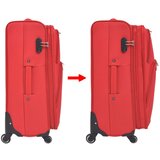  3-Dijelni Set Mekanih Kofera Crveni | shoptok.hr