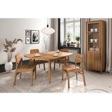 The Beds Proširiv blagovaonski stol od punog hrasta u prirodnoj boji 100x160 cm Twig – | shoptok.hr