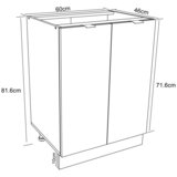 MID.YOU KUHINJSKA SPODNJA OMARICA | Shoptok.si