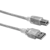 Sl-U2015 Usb 2.0 1,5m Kabel za printer transparentni