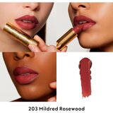 Gucci Beauty Rouge à Lèvres Satin Lipstick satenasta šminka odtenek 203 Mildred Rosewood 3.5 g | Shoptok.si