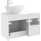  Set namještaja za kupaonicu 2 kom. Bijela visokog sjaja 49,5 x 44,5 x 80 cm | shoptok.hr