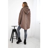 Kesi Insulated sweatshirt with a mocha zipper at the back | shoptok.hr