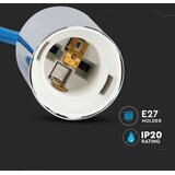  Napajajući kabl 1xE27/60W/230V, plava/sjajni hrom | Eponuda.com