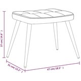 Stol za sproščanje s stolčkom črno blago, (20701214) | Shoptok.si