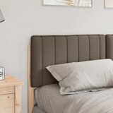  Tapecirani uzglavlje Smeđa i taupe 150 cm Čvrsto borovo drvo | shoptok.hr
