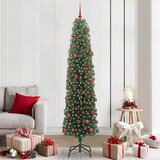  Umjetno božićno drvce Zelena 210 cm PVC i čelik i plastika | shoptok.hr