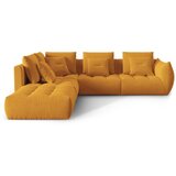 Micadoni Žuta kutna garnitura od bouclé tkanine (s lijevim kutom) Bloom – Home Cijene