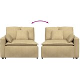  Modularni kauč s naslonom za ruke i jastucima, sivozelene boje, 100 cm | shoptok.hr