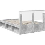  Krevetna konstrukcija s uzglavljem Betonska siva 135 x 190 cm | Eponuda.ba