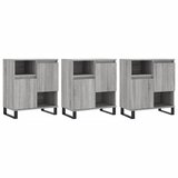  The Living Store Komoda 3 kosi siva sonoma inženirski les - Komoda, (21442015) | Shoptok.si