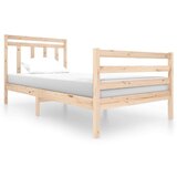  Posteljni okvir trden les 100x200 cm, (20644619) | Shoptok.si