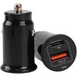 Punjač za auto 20W PD+QC DL-10 crni