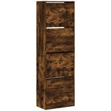 Maison Chic Omarice za obutev - Kopa za čevlje s 4 predali dimljeni hrast 60x34x187,5 cm, (21776598) Cene