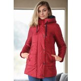 Dewberry Z6660 WOMEN'S COAT-BURGUNDY-1 | shoptok.hr