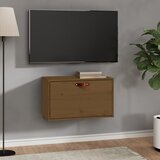 Maison Chic Stenska omarica - Zidna omarica medeno rjava 60x30x35 cm trdna borovina iu1108, (22063450) | Shoptok.si
