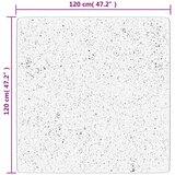  Tepih OVIEDO kratkih vlakana krem 120 x 120 cm | shoptok.hr