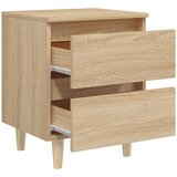  Nočna omarica z nogami 2 kosa sonoma hrast 40x35x50 cm, (20734761) | Shoptok.si