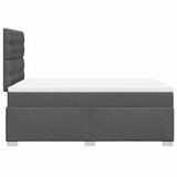  Krevet s oprugama i madracem tamnosivi 120 x 200 cm od tkanine | shoptok.hr