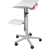 Maul Stojalo za projektor, mizna plošča 350 x 500 mm, z vtičnico, sive barve | Shoptok.si