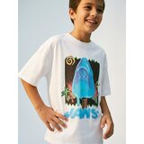 Sinsay Pamučna oversize majica s printom Jaws | shoptok.hr