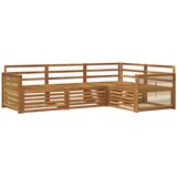 vidaXL Zunanja garnitura za sedenje 4 pcs Naravna Masiven les akacije, (5000280816) | Shoptok.si