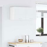 vidaXL Viseča omarica Riga Bela 80 x 31 x 40 cm Konstruiran les | Shoptok.si