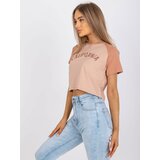 FANCY T-shirt-FA-TS-7708.44-dark beige | Shoptok.si