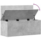 VidaXL Kutija za pohranu boja betona 90 x 35 x 35 cm konstruirano drvo Slike
