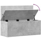 vidaXL Škatla za shranjevanje betonsko siva 90x35x35 cm inženirski les | Shoptok.si