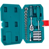 Total 20-dijelni set alata nasadnih ključeva 1/4" SMALL, 1kg / INDUSTRIAL (THT141201) | shoptok.hr
