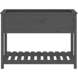  Sadilica s policom siva 111,5x54x81 cm od masivne borovine | shoptok.hr